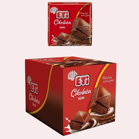 Eti Milk Square Chocolate 60g