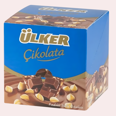 Ülker Square Milk Chocolate with Hazelnut