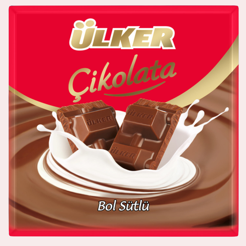 Ülker Milk Chocolate Square 60g