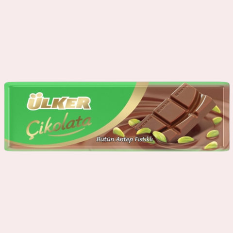 Ülker Pistachio Milk Chocolate Baton