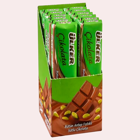 Ülker Pistachio Milk Chocolate Baton
