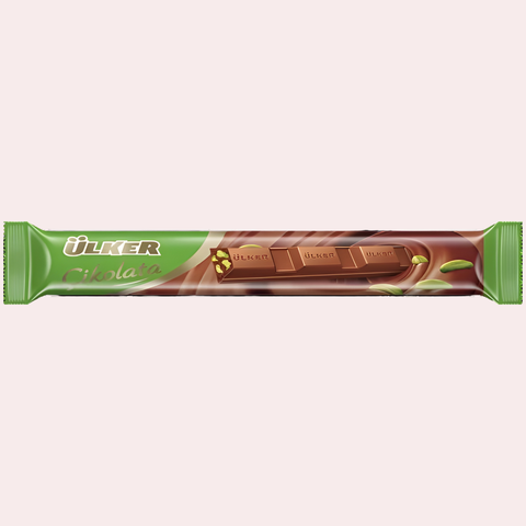 Ülker Milk Baton Chocolate with Pistachios